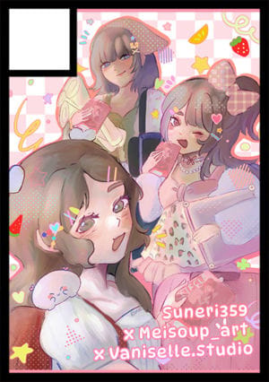 Suneri359 x Meisoup_art x Vaniselle.Studio circle cut
